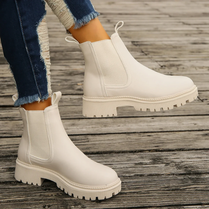 EVELINE - Robuste Chelsea-Stiefel
