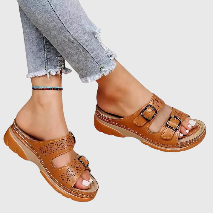 Diora™ | Orthopädische Ledersandalen