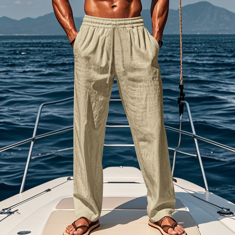 Sommerfeld™ | Atmungsaktive Baumwolle undlockere Freizeit Sporthose