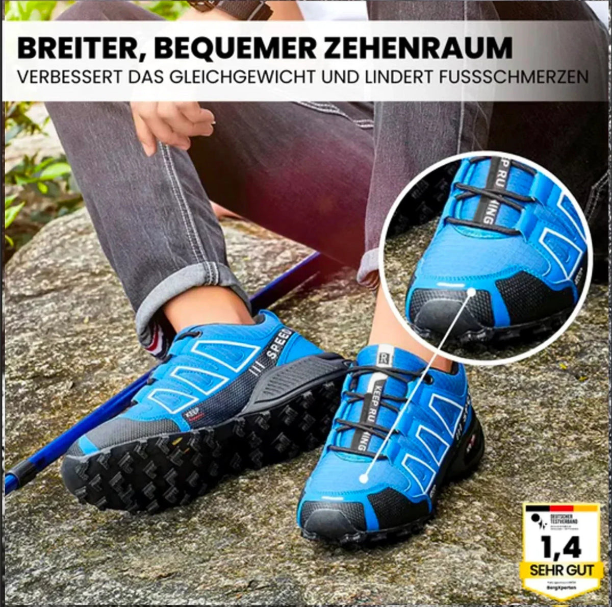 OrthoTrekking | ergonomischer schmerzlindernder Trekking u.- Wanderschuh