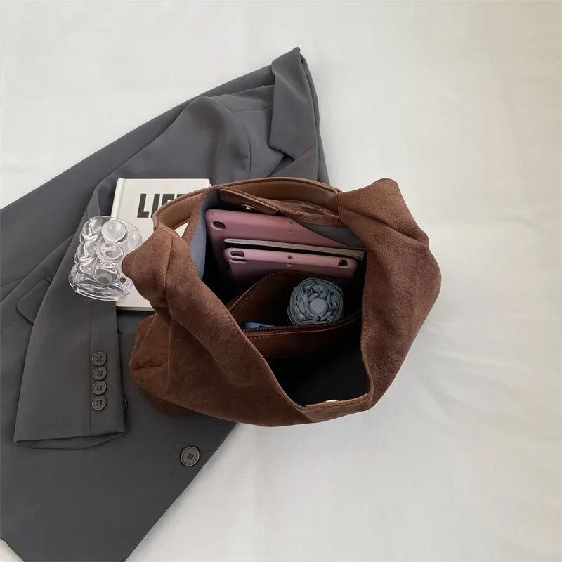 MILLE | Suede Tote Bag