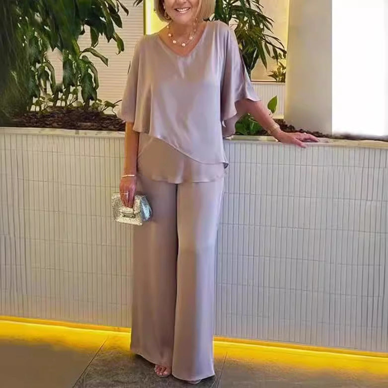 Martha - Bequemes Set mit weitem Bein