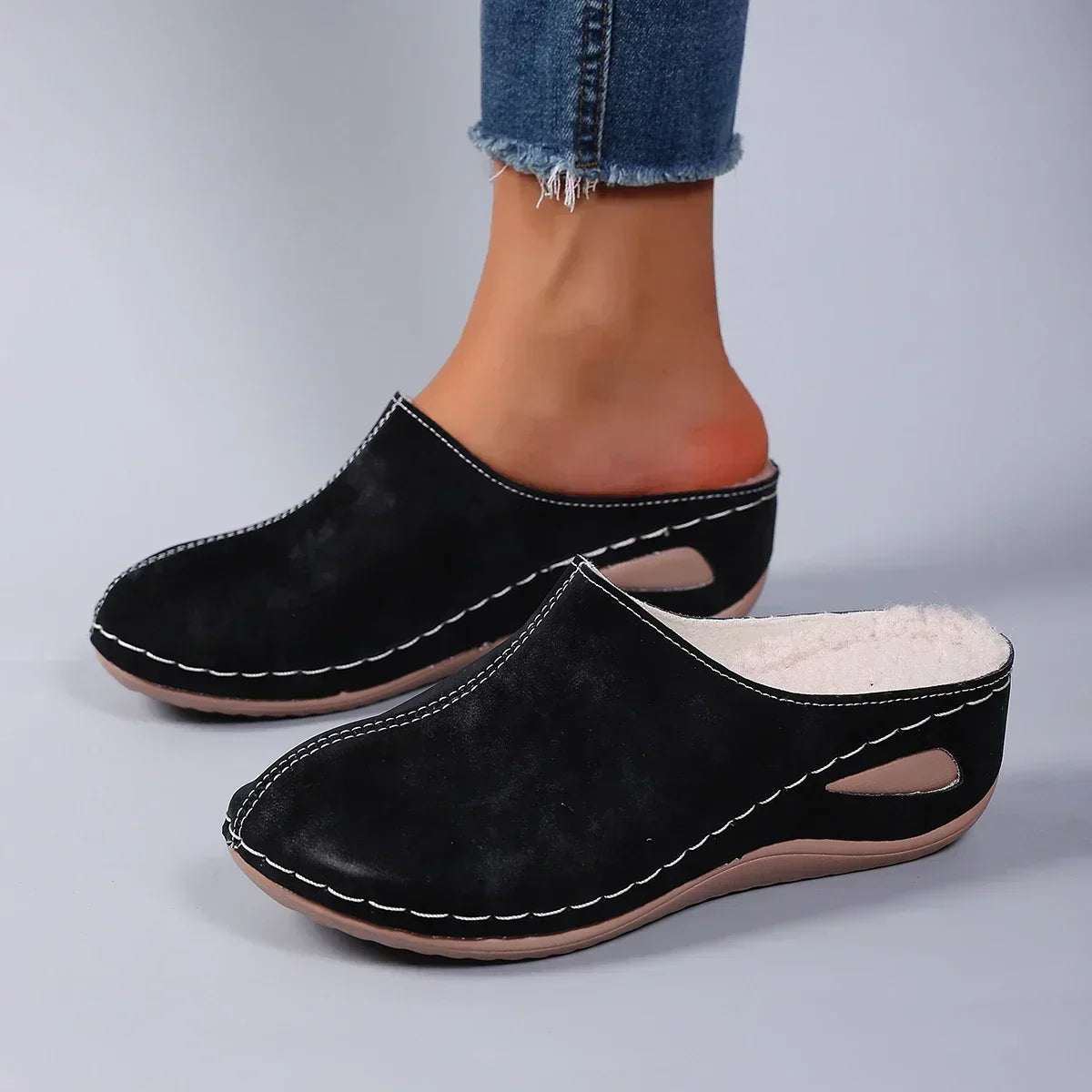 Amélie™| Warme orthopädische Hausschuhe für täglichen Komfort