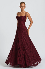 SOFIA | Elegantes Spitzen Maxi Kleid