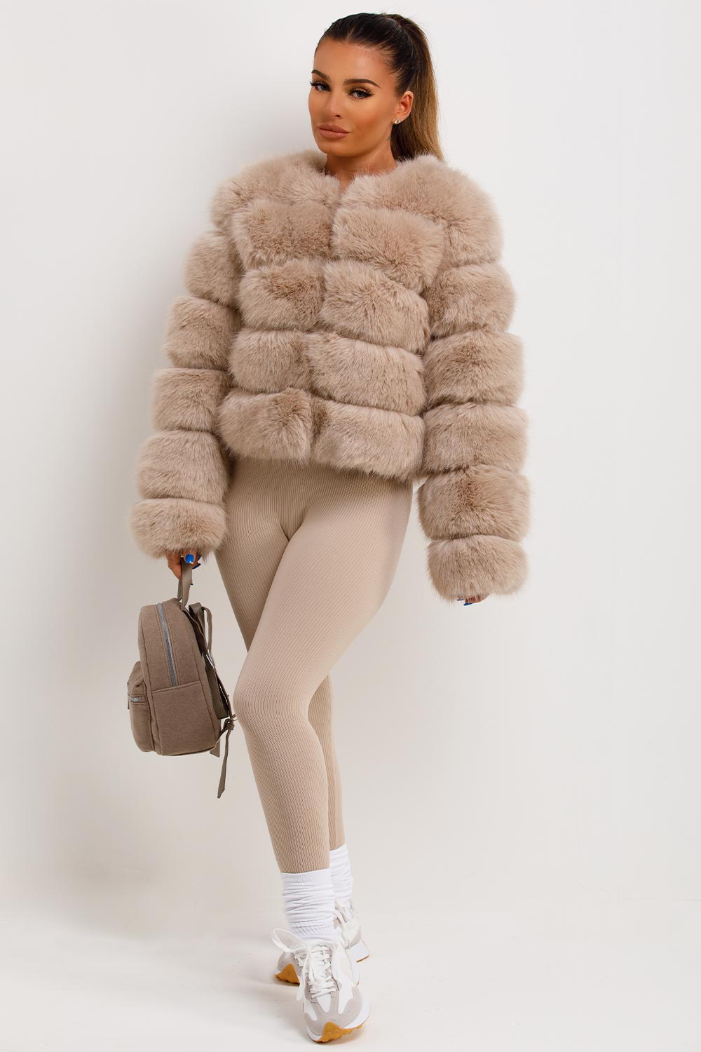 ROSIE | Glamouröse Faux-Fur Jacke