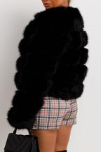 ROSIE | Glamouröse Faux-Fur Jacke