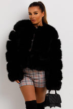 ROSIE | Glamouröse Faux-Fur Jacke