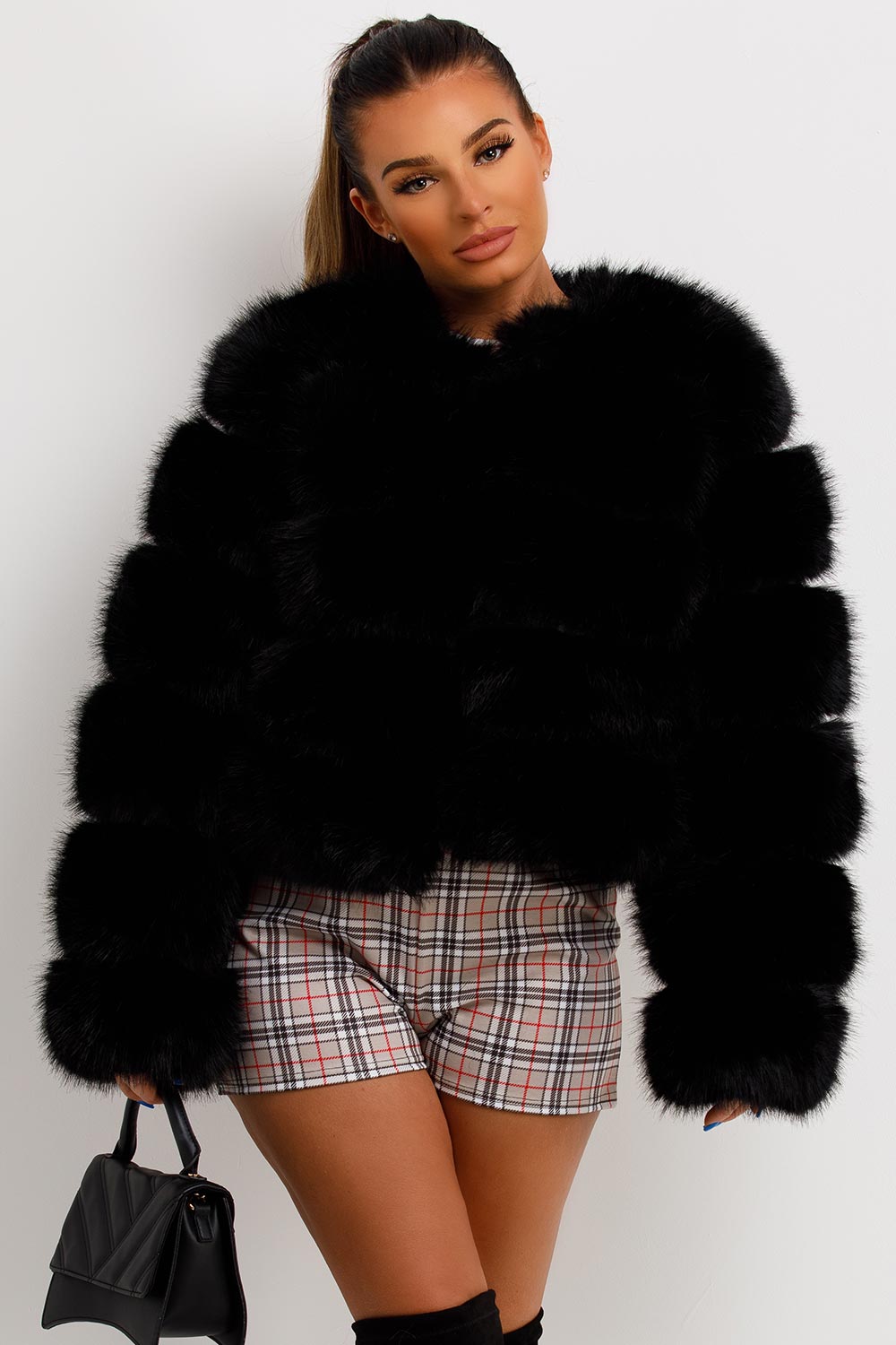 ROSIE | Glamouröse Faux-Fur Jacke