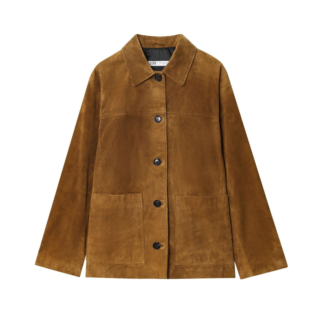 CLAIRE | Eleganter Obermantel aus Wildleder