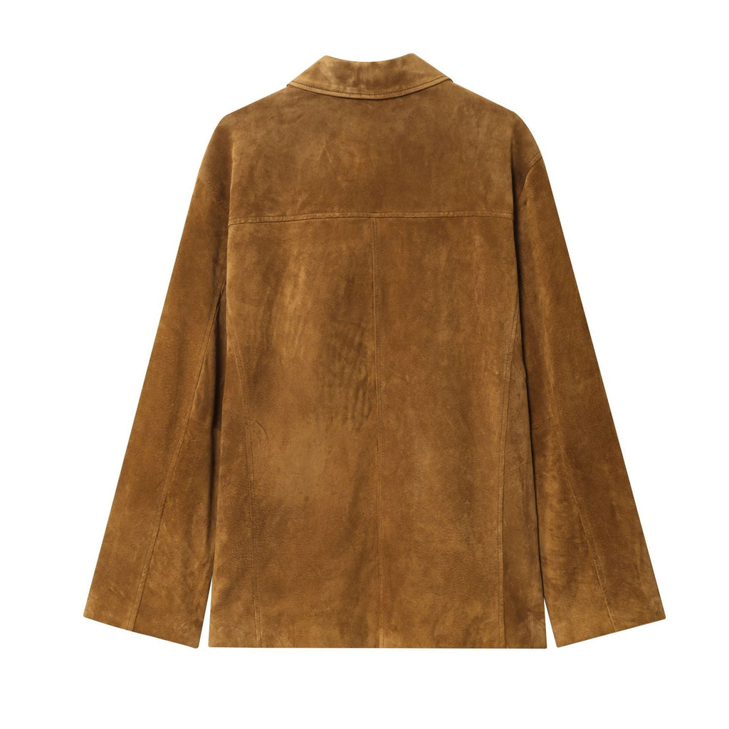CLAIRE | Eleganter Obermantel aus Wildleder