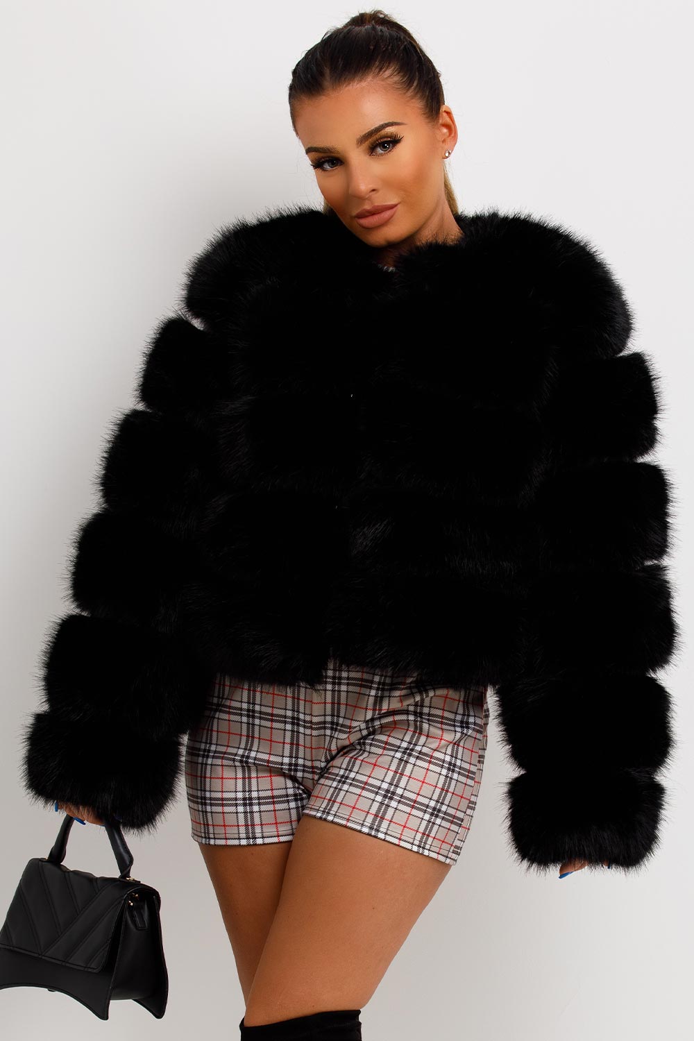 ROSIE | Glamouröse Faux-Fur Jacke